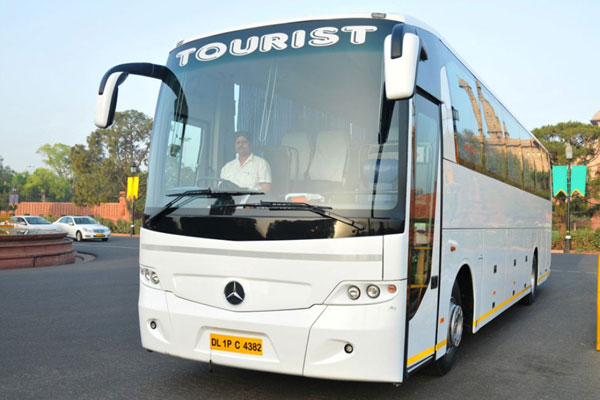 45 Seater luxury vip imported mercedes benz bus - bus rental company - car rental delhi