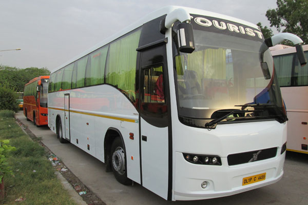 45 Seater tourist ac luxury volvo coach - bus rental company - car rental delhi