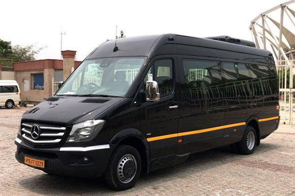 Mercedes Benz Sprinter 13 Seater - Imported Luxury Vans Rental Company - Car Rental Delhi