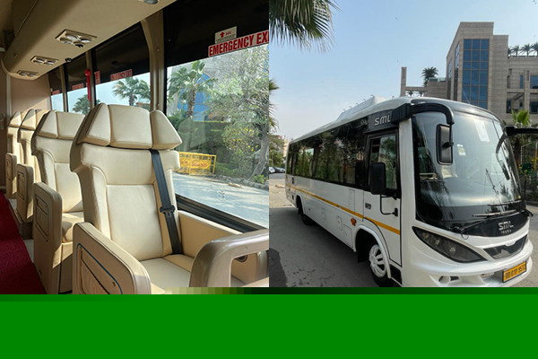 16 seater isuzu sml luxury mini bus hire with washroom - Car Rental Delhi
